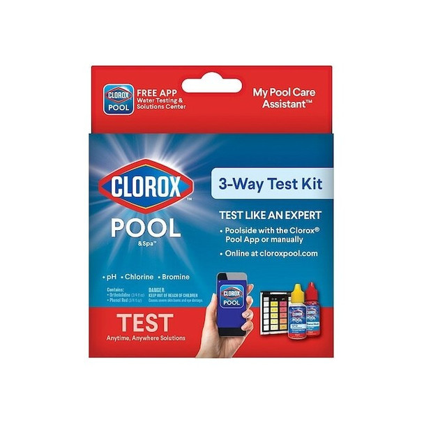 Clorox Clorox 3 Way Test Kit,0.75 fl oz. Liquid 73000CLX