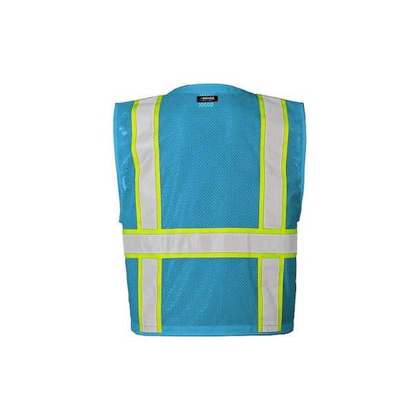 Kishigo Safety Vest,Blue,Size 2XL/3XL B110-2X-3X