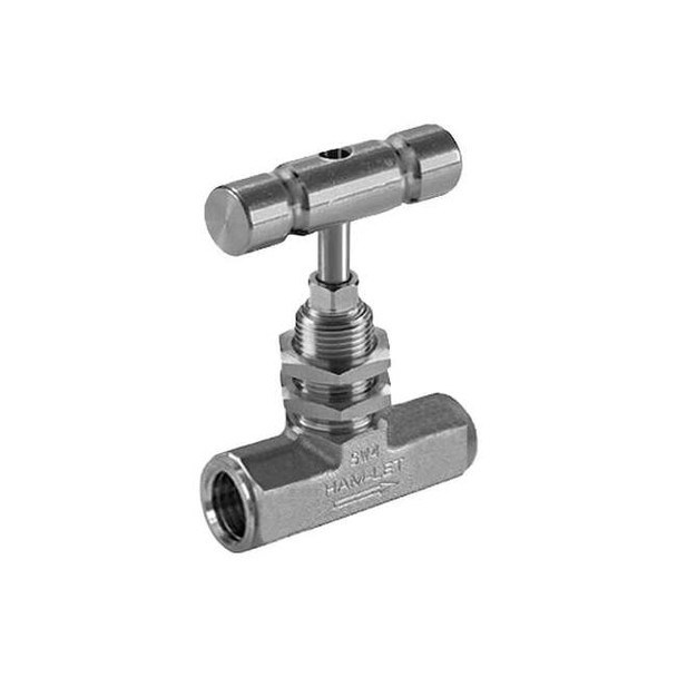 Ham-Let SS Integral-Bonnet Needle Valve,2 3/25"L H-310U-SS-N-R-1/4-M