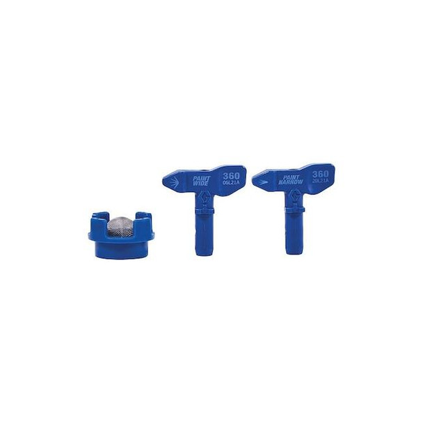 Graco Airless Spray Gun Tip,0.014",Blue 18F520