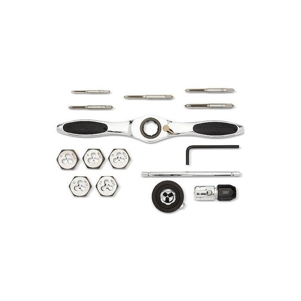 Gearwrench Tap & Die Set, Taper; Plug, 15 82816