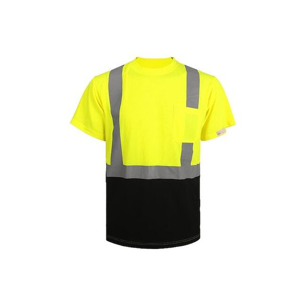 Condor Hi-Vis T-Shirt, 2, R, Polyester, Yellow, M 857FN2
