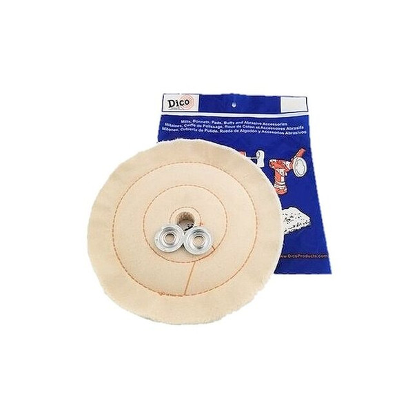 Dico Buffing Wheel,10 in dia. Overall 526-36-10