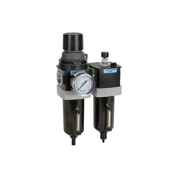 Wilkerson Filter/Regulator/Lubricator,Auto Drain D28-06-FHG0B