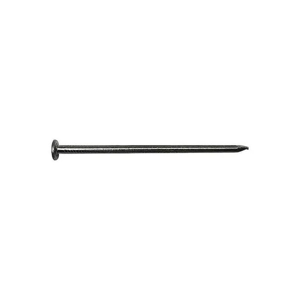 Common Nail, 4 in L, 20D, Steel, Plain Finish, 9 ga, 50 PK