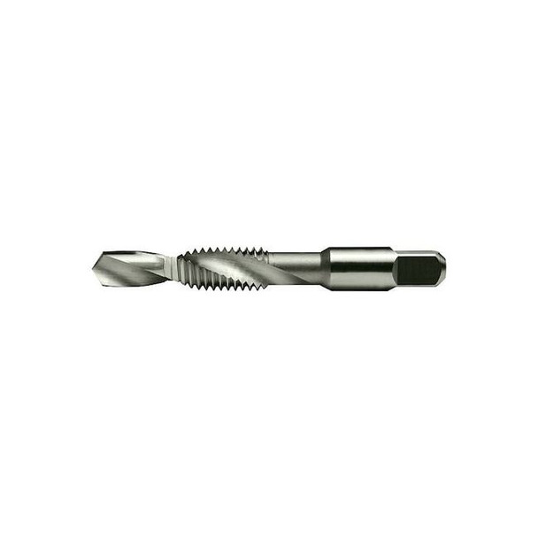 1/2-13UNC HSS 2-Flute Combination Drill and Tap Cle-Line 0450 Bright