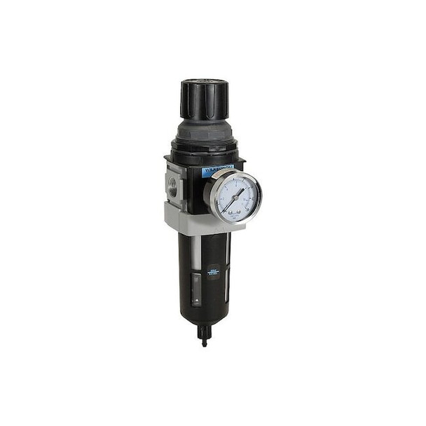 Wilkerson Filter/Regulator,Aluminum,Manual Drain B28-04-FKG0B