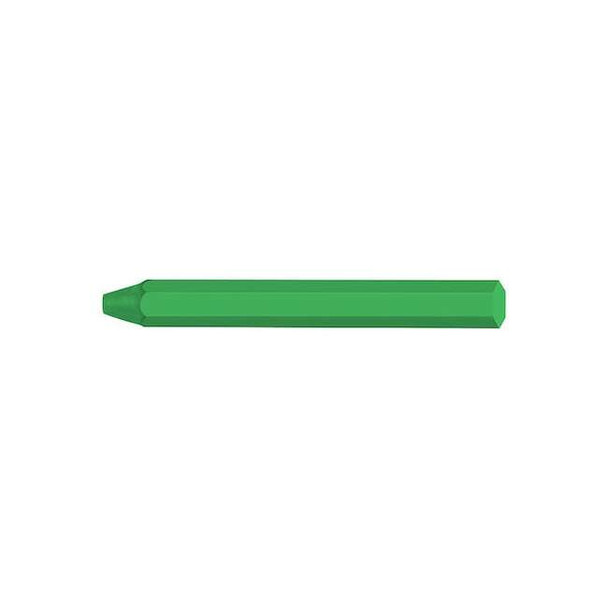Markal Marking Crayon, 4-3/4 in L, Green, Wax 82234G