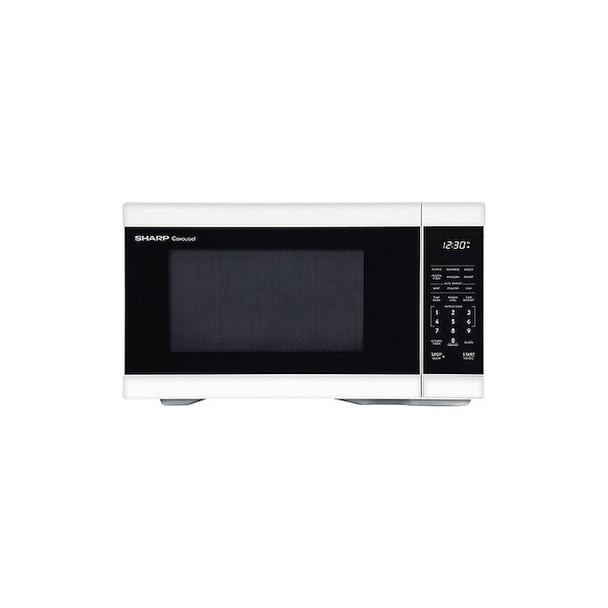 Sharp MicrowaveOven,White,1.1cuft,20-5/8inW SMC1161KW