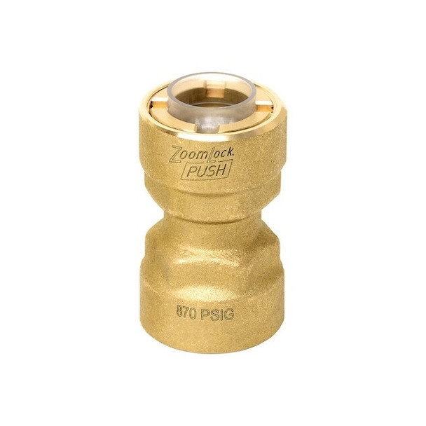 Parker Strt,Brass,Push-Fit7/8",Push-Fit7/8" PZKPR-C14  7/8" COUPLING