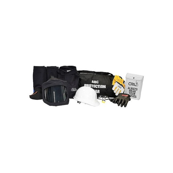Chicago Protective Apparel Arc Flash Coat and Legging Kit,Navy,XL AG20-CL-XL-9