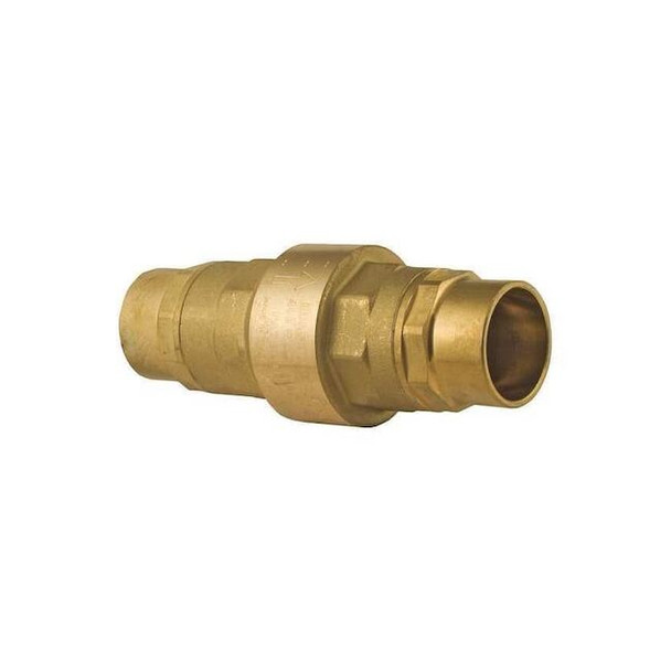Bonomi 1-1/4" Sweat Brass Spring Check Valve 100712LF-1-1/4"