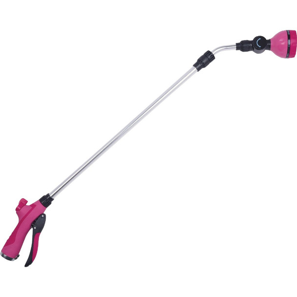 Sprout 33 In. 7-Pattern Raspberry Red Extension Watering Wand SP15675RR
