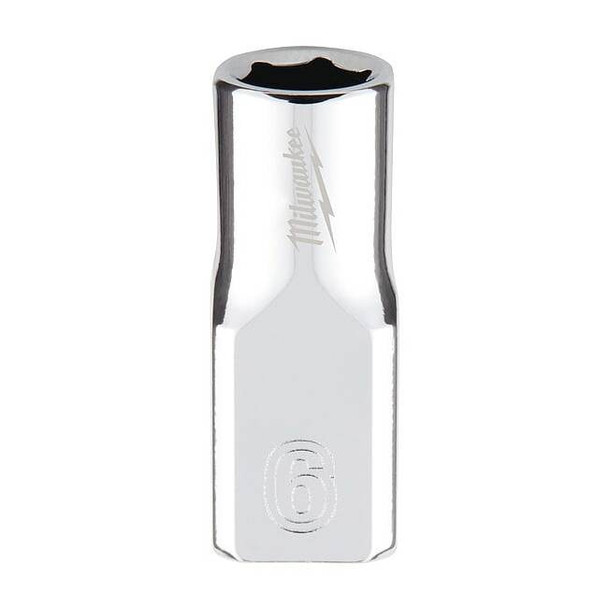 1/4 in. Drive 6mm Metric 6-Point Socket with FOUR FLAT Sides
