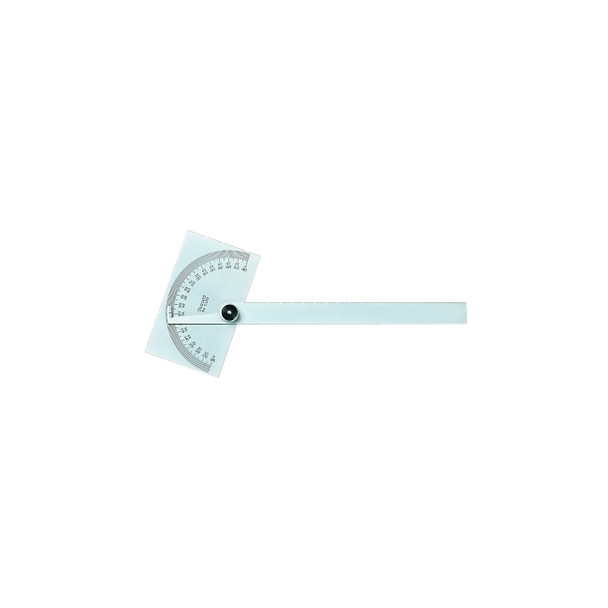 Steel Protractors, Rectangular Head, 6 in