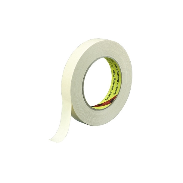 Scotch® Paint Masking Tapes 231, 12 mm X 55 m, Tan