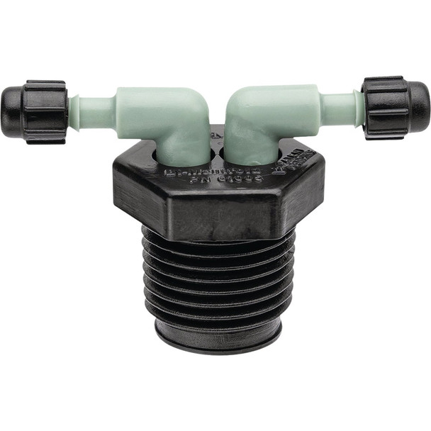 Orbit 1/2 In. MPT 2-Port Manifold 67035