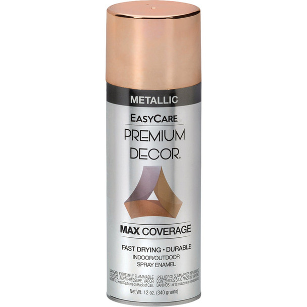 EasyCare Premium Decor 12 Oz. Rose Gold Metallic Spray Paint PDS87-AER
