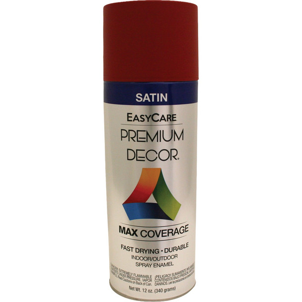 EasyCare Premium Decor 12 Oz. Spray Paint, Currant Satin PDS126-AER