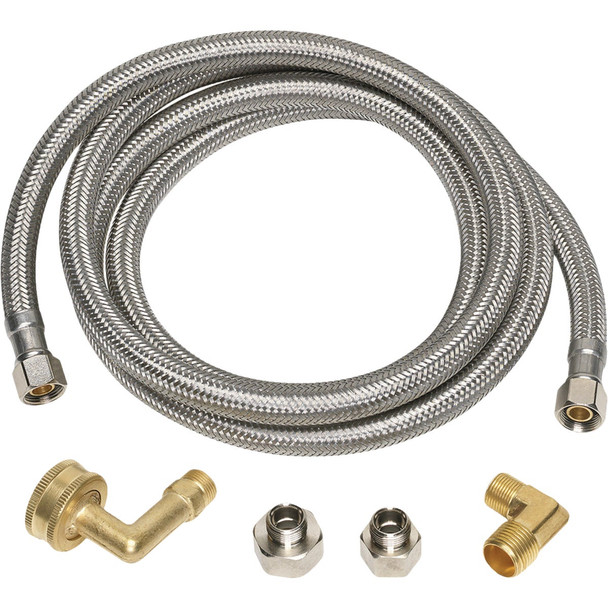 Homewerks 60" Ss Dshwsh Spply Line 7223-60-38-5E