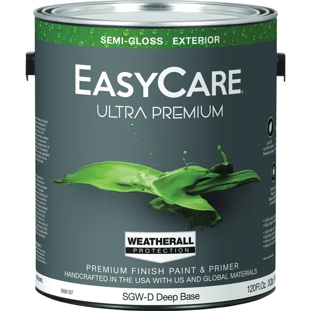 EasyCare Ultra Premium Semi-Gloss Exterior Paint, Deep Base, 1 Gal. SGWD-GL