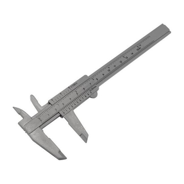 Performance Tool Plastic Caliper,6" W80150