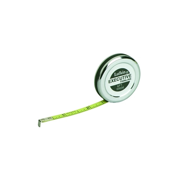 Executive® Thinline Measuring Tapes, 1/4 in x 6 ft