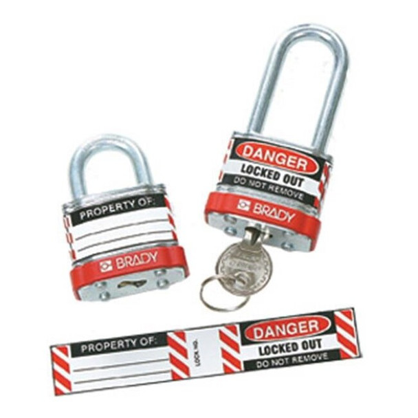 Brady® Padlock Lockout Labels