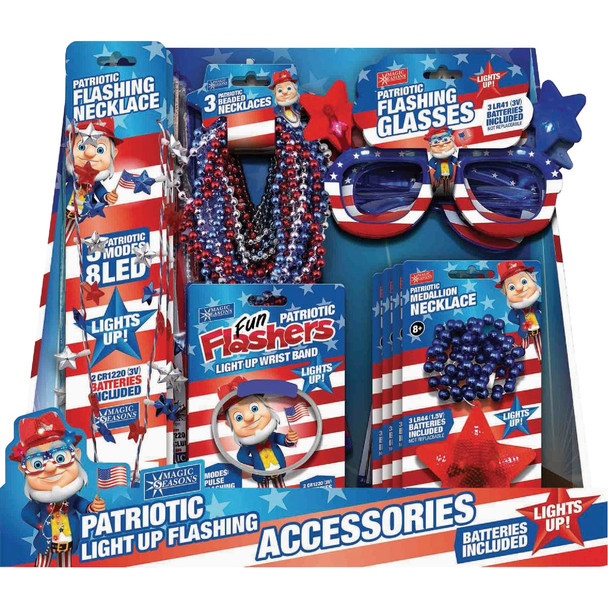 Magic Seasons Patriotic Flash Access 702156 Pack of 30