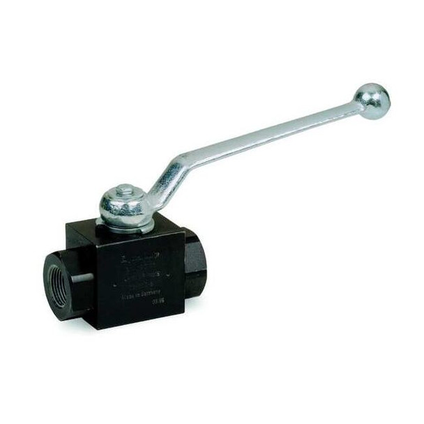 Dynaquip Controls 1-1/2" FNPT Carbon Steel Ball Valve Inline VAE2.A0 1 1/2