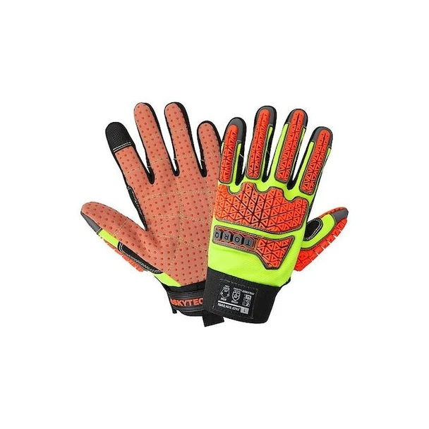 Globus Mechanics Gloves,Elastic Cuff,Unisex,PR SG9928-7(S)