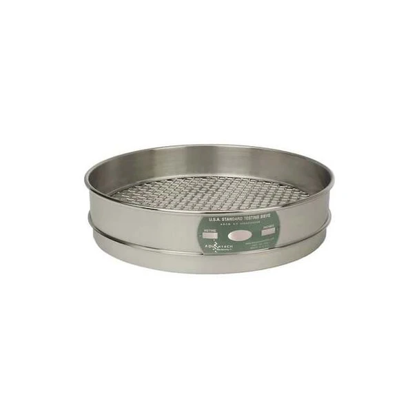 Advantech Manufacturing Wire Cloth Laboratory Test Sieve,Medium 18SS12I