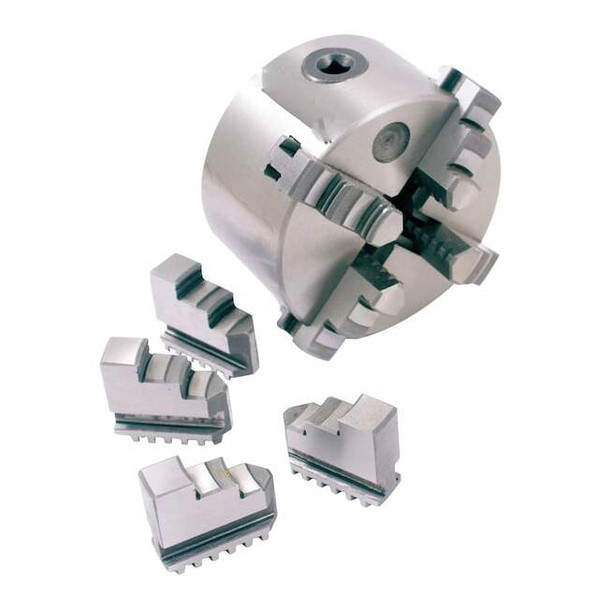 Hhip 5" 4-Jaw Plain Back Self-Centering Lathe Chuck 3900-0425
