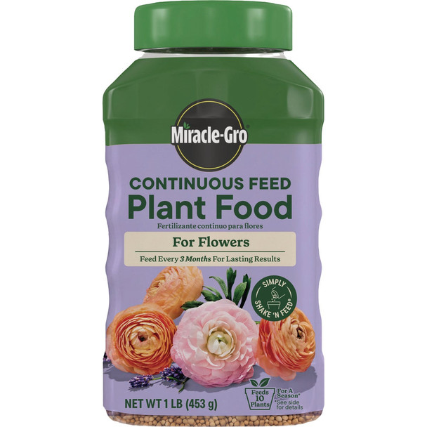 Miracle-Gro Continuous Feed 1 Lb. Plant Food for Flowers 4051012
