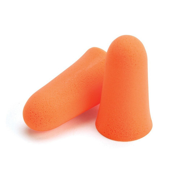 6820 Moldex Mellows Earplug, One Size, Disposable, Tapered, Uncorded, Bright Orange Plug, 30 dB