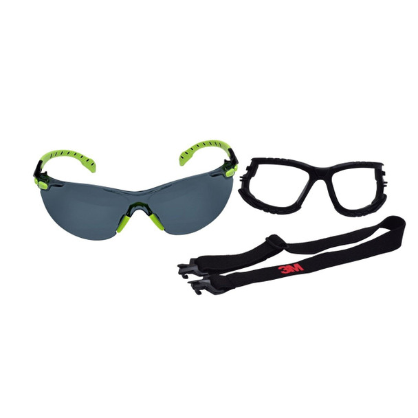 7010341346 3M™ Solus™ 1000 Series Safety Glasses, Gray, Anti-Scratch, Anti-Fog