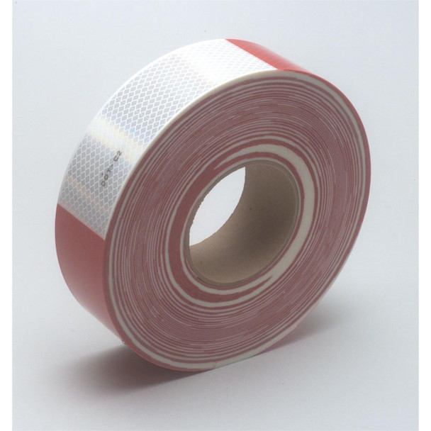 51138-67535 3M Diamond Grade Conspicuity Marking Roll,983-326,Red/White,2"x150'
