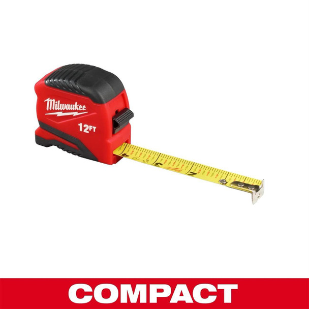 48-22-1716 Milwaukee, Compact Tape Measure, 16 ft Blade L, 1 Inch Blade W