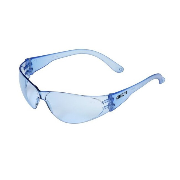 CL113 MCR Safety Checklite CL1 Series Safety Glasses, Light Blue Lens