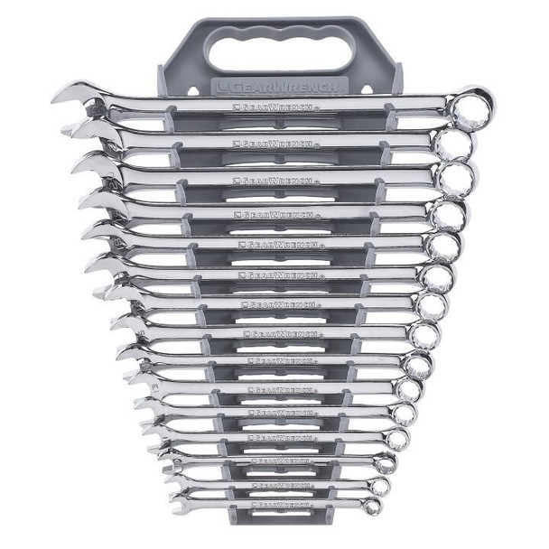 81902 Gearwrench, Long Pattern Combination Wrench Set, 12 Point Drive, Long