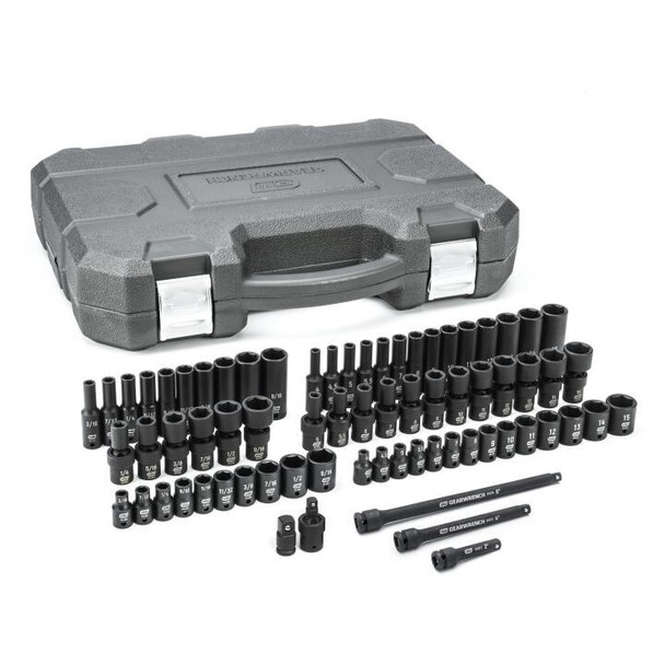 84903 Gearwrench, Impact Socket Set, 1/4 Inch Drive, 6 Point, 71 Pc
