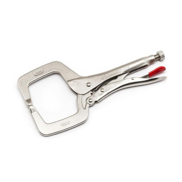 C11CCVN Crescent, Locking Pliers, Nickel Plated, Alloy Steel, 11 Inch, C-Clamp