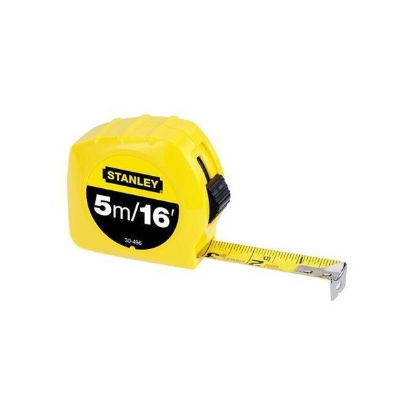 30-496 Stanley Tape Measure,TAPE RULE 3/4"x5M/16'