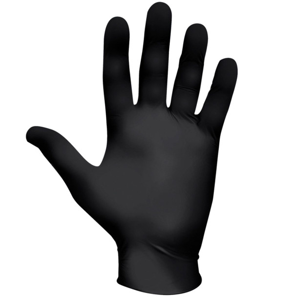 7700PFTL Showa N-DEX, Disposable Glove, Large, 9.75 L, Black, Nitrile