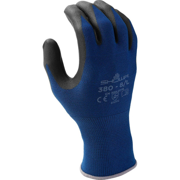 380M-07 Showa, General Purpose Glove, Medium, 9 L, 13 Grade