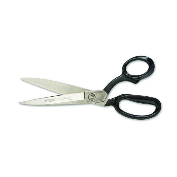 W20 Crescent Wiss, Heavy Duty Industrial Shears, Nickel Plated, 4.75 Inch, Black