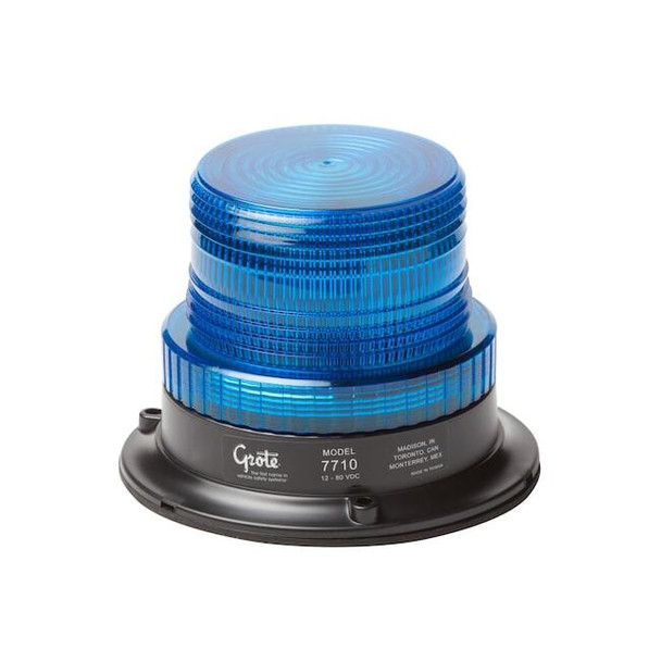 Grote Strobe Light,Blue,12/80V 77105