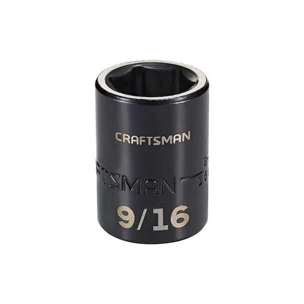 Craftsman Sockets, 3/8" Drive 9/16" SAE Impact Sha CMMT15835