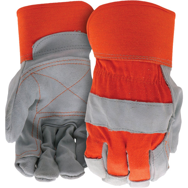 BOSS Guard Heavy Duty Cowhide Orange XL B71031-XL