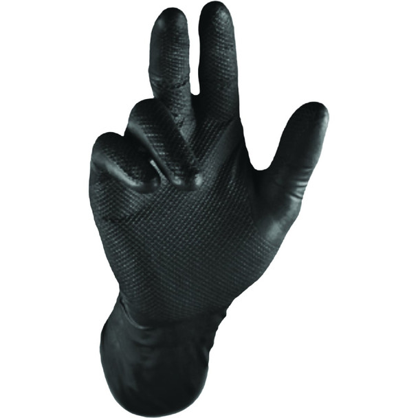 Grippaz 8 Mil Large Nitrile Disposable Gloves (50-Count) G21091-L